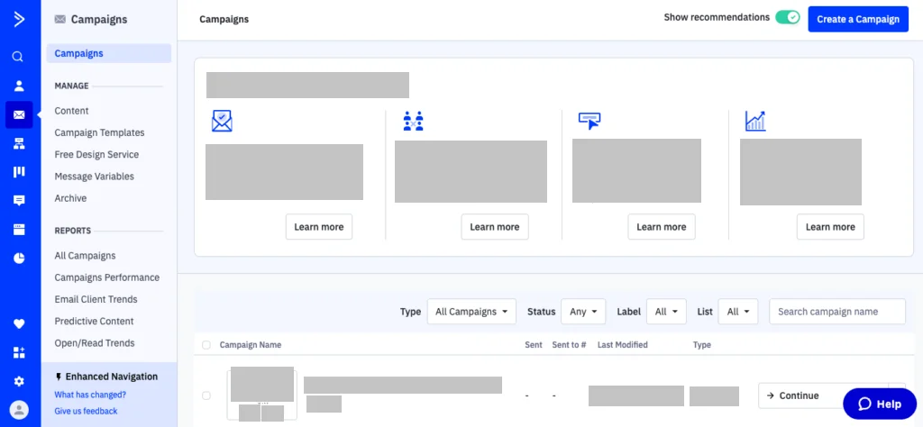 activecampaign dashboard afonne-digital