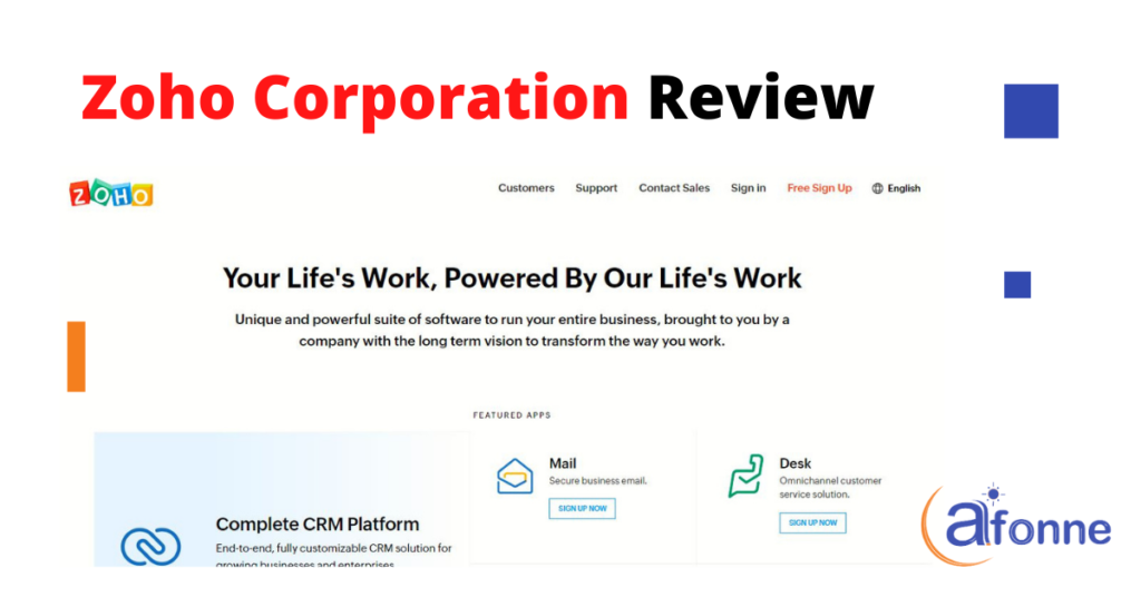 zoho review crm zoho one email marketing afonne