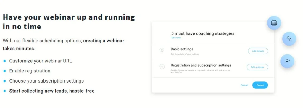 simple steps to host a webinar in getresonse webinar addon