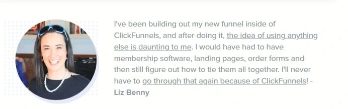 build landing pages, funnels, online sales with Clickfunnels