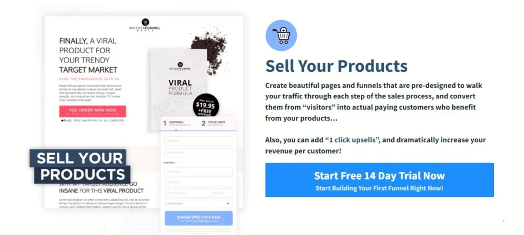 sell your products with clickfunnels