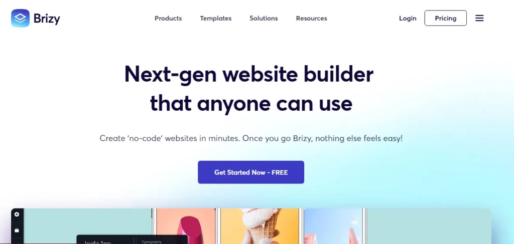 brizy page builder