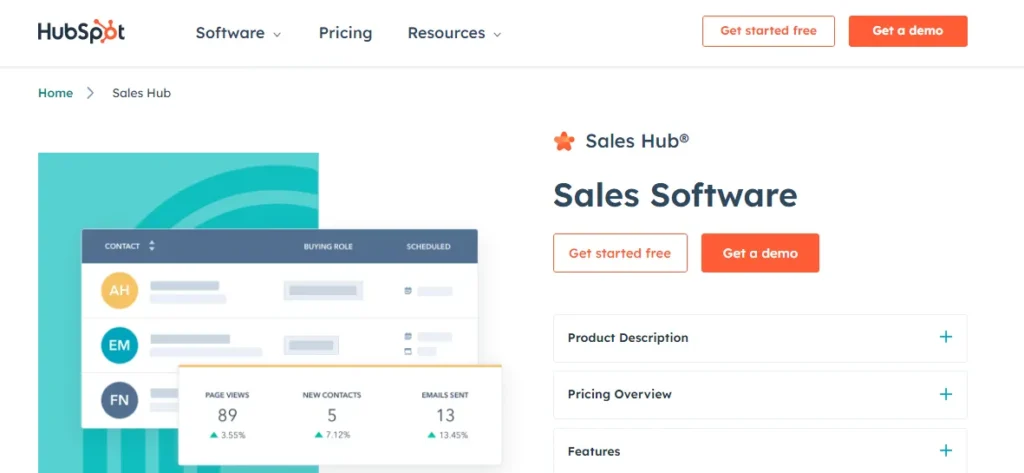 hubspot ai sales hub