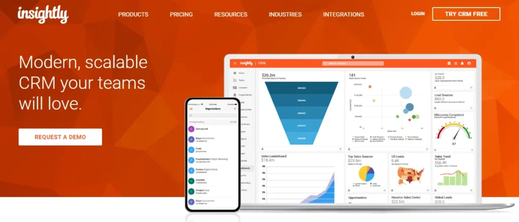 insightly contacts management software