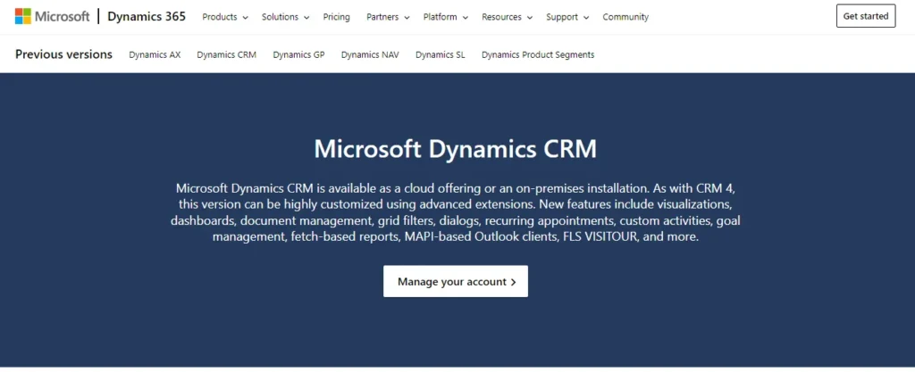 microsoft crm software