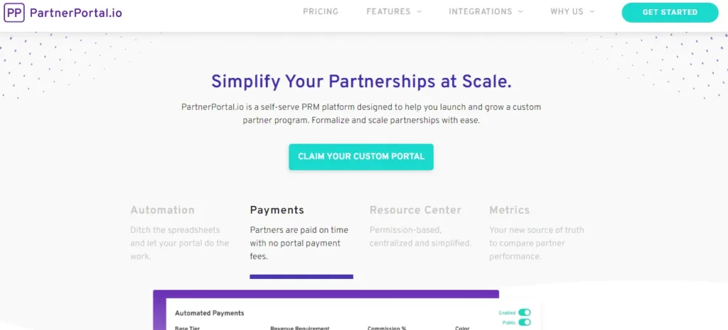 partnerportal prm management at scale