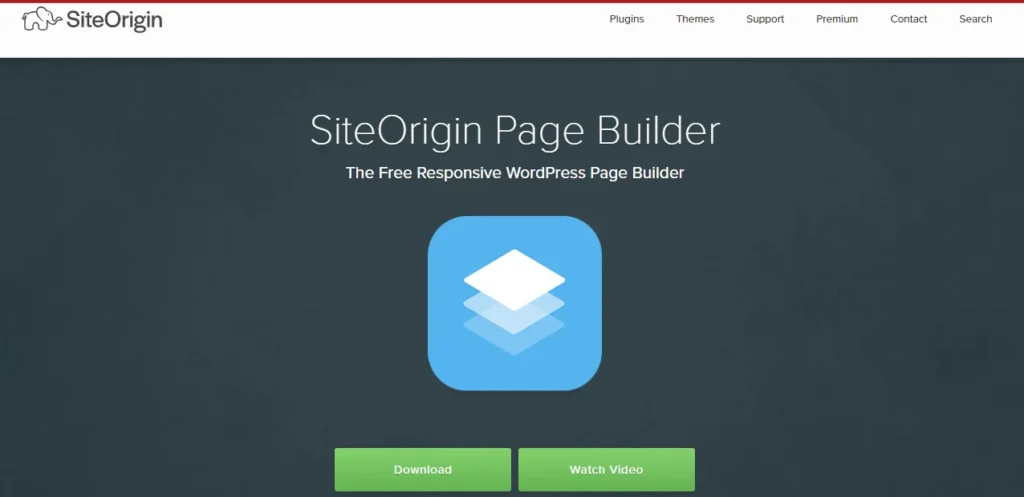 siteorigin site origin page builder