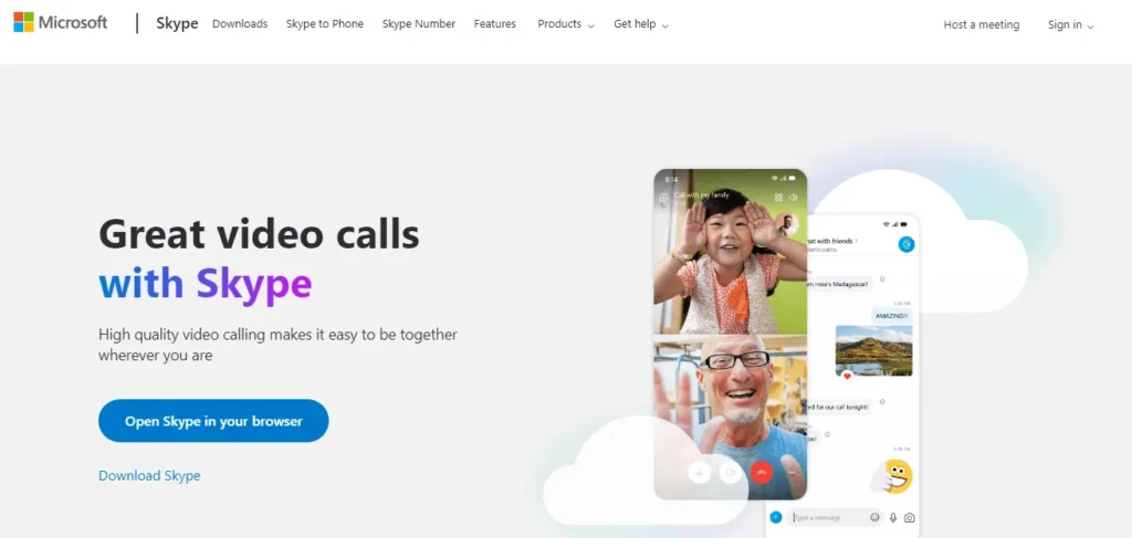 skype by microsoft - conferencing software