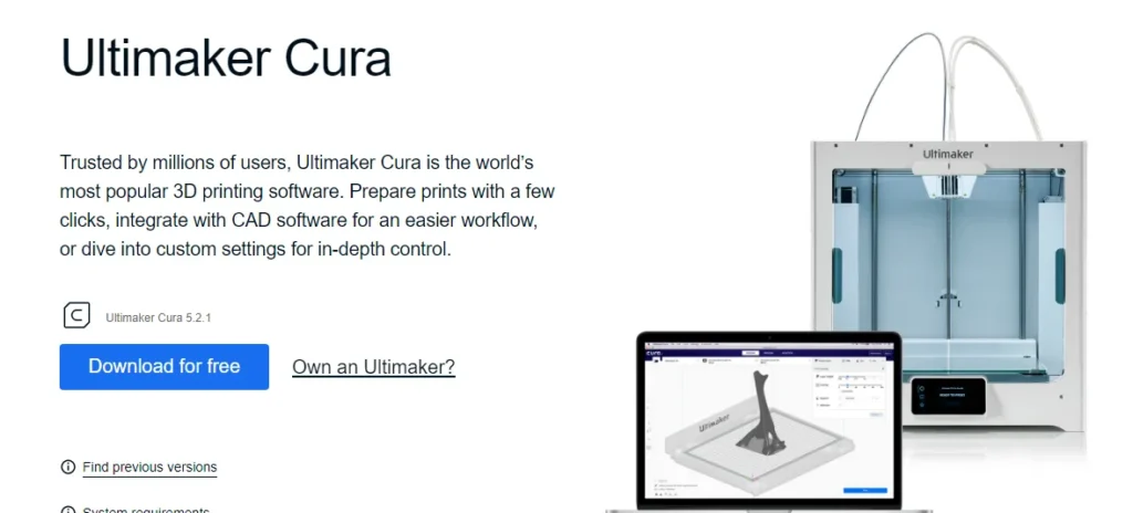 ultimaker cura 3d software