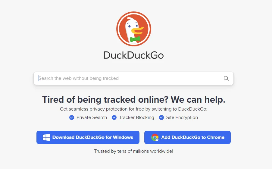 duckduckgo search