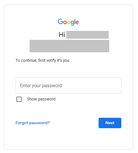 next step to delete youtube channel confirm your login detail